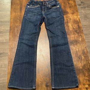 Girls size 7 bootcut Levi jeans